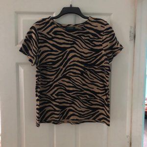 Ralph Lauren Animal Print Top XL